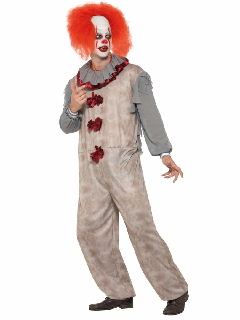 Smiffys Mens Horror Movie Clown Costume 1 Smiffys Mens Horror Movie Clown Costume