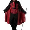 California Costumes Count Bloodthirst Mens Classic Dracula Halloween Vampire Costume