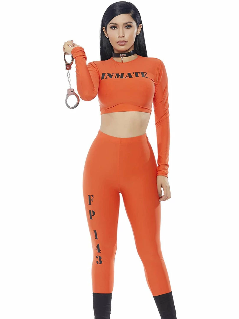 Forplay Inmate Prisoner Costume Set