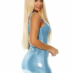 Forplay Costumes High School Reunion Women's Blue Romy Style 90s Movie Costume