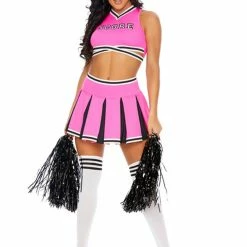 Forplay Score! 4 Piece Sexy Pink Cheerleading Costume 7 Forplay Score! 4 Piece Sexy Pink Cheerleading Costume