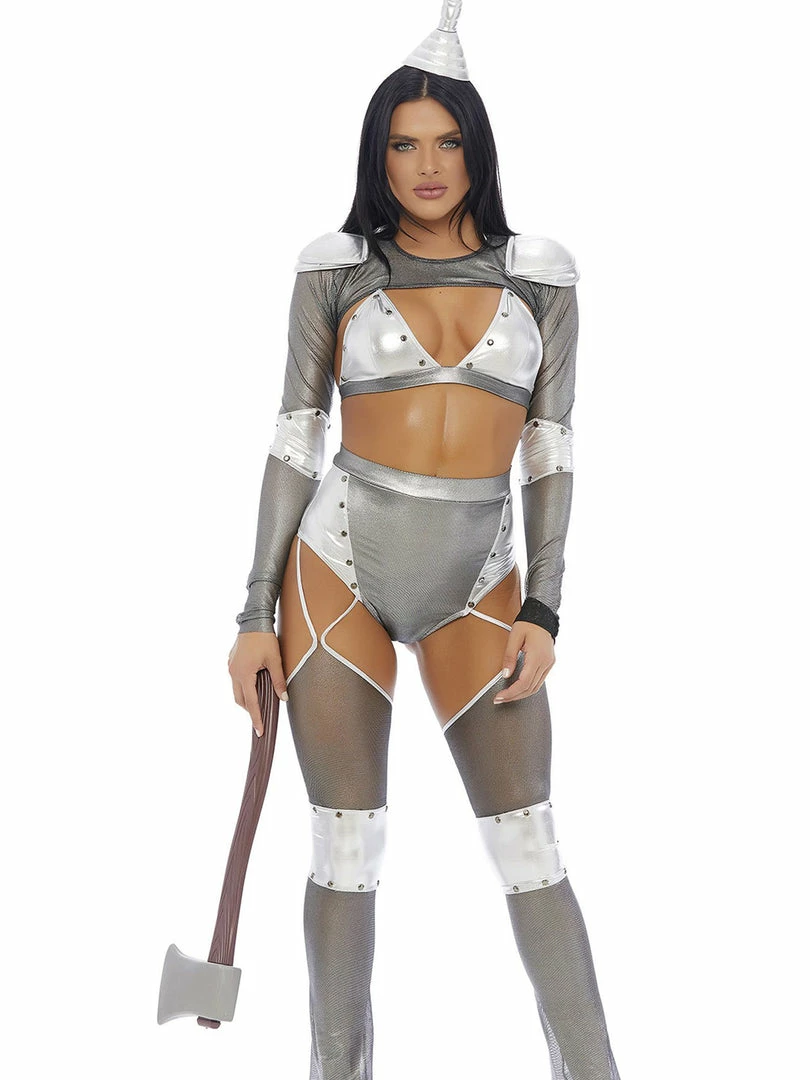 Forplay Heart Of Tin Sexy Womens Tin Man Fancy Dress Costume Costumes 1 Forplay Heart Of Tin Sexy Womens Tin Man Fancy Dress Costume Costumes
