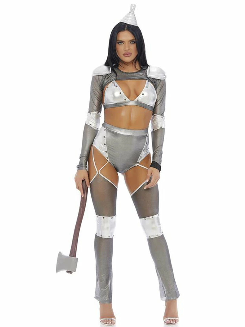 Forplay Heart Of Tin Sexy Womens Tin Man Fancy Dress Costume Costumes 2 Forplay Heart Of Tin Sexy Womens Tin Man Fancy Dress Costume Costumes