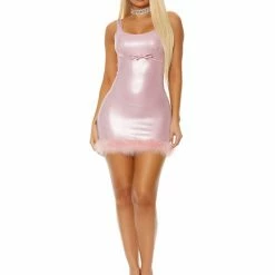 Forplay High School Reunion Women's Pink Michele Style 90s Movie Costume