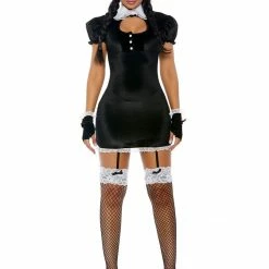 Forplay Woman Crush Wednesday 3 Piece Wednesday Addams Costume