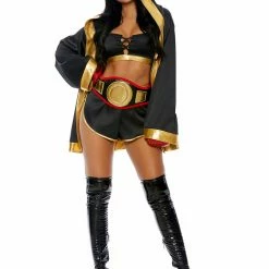 Forplay Womens Sexy Knock Out Champ TKO Boxer Costume