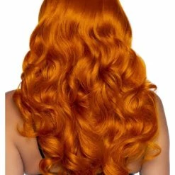 Leg Avenue Ginger Long Wavy Costume Wig With Bangs Costumes