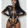 Forplay Skin And Bones Sexy Skeleton Bodysuit Halloween Costume Costumes