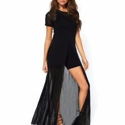 Leg Avenue Black Cross Strap Unitard 12 Leg Avenue Black Cross Strap Unitard