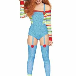 Leg Avenue Womens Chucky Killer Doll Halloween Costume Costumes
