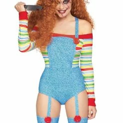 Leg Avenue Womens Chucky Killer Doll Halloween Costume Costumes