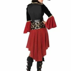 Leg Avenue Cruel Seas Captain Sultry Womens Pirate 2 Piece Costume