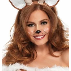 Leg Avenue Women's Darling Reindeer Sexy Bodysuit Costume