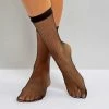Leg Avenue Hosiery Black Fishnet Ankle Socks
