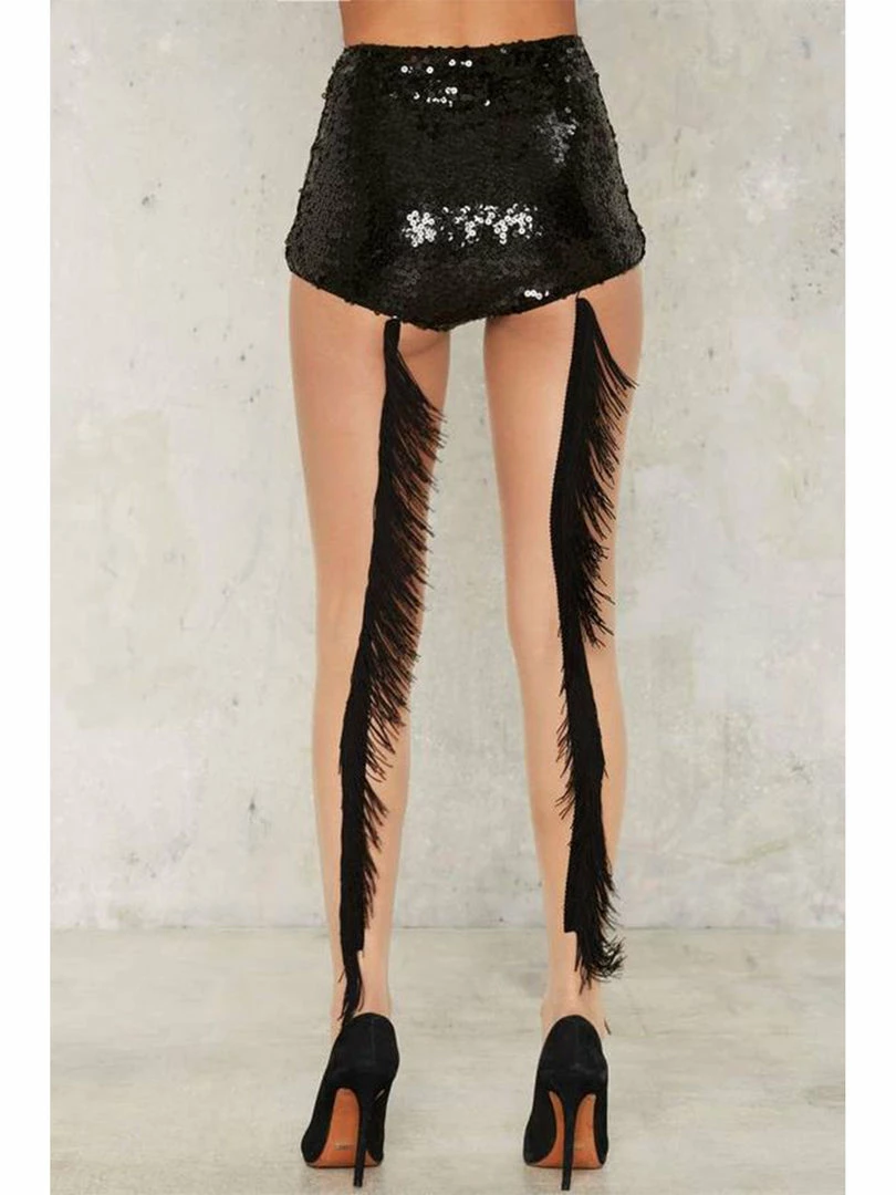 Leg Avenue Nude Pantyhose With Black Fringe Backseam 1 Leg Avenue Nude Pantyhose With Black Fringe Backseam