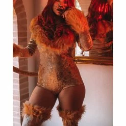 Leg Avenue Lovely Lioness Womens Sexy Bodysuit Costume Costumes 14 Leg Avenue Lovely Lioness Womens Sexy Bodysuit Costume Costumes