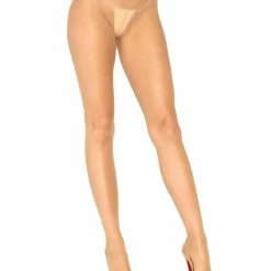 Leg Avenue Nude Micro Fishnet Tights Hosiery
