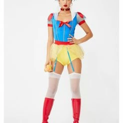 Leg Avenue Costumes Sexy Miss Snow Disney Fairytale Princess Snow White Costume 12 Leg Avenue Costumes Sexy Miss Snow Disney Fairytale Princess Snow White Costume