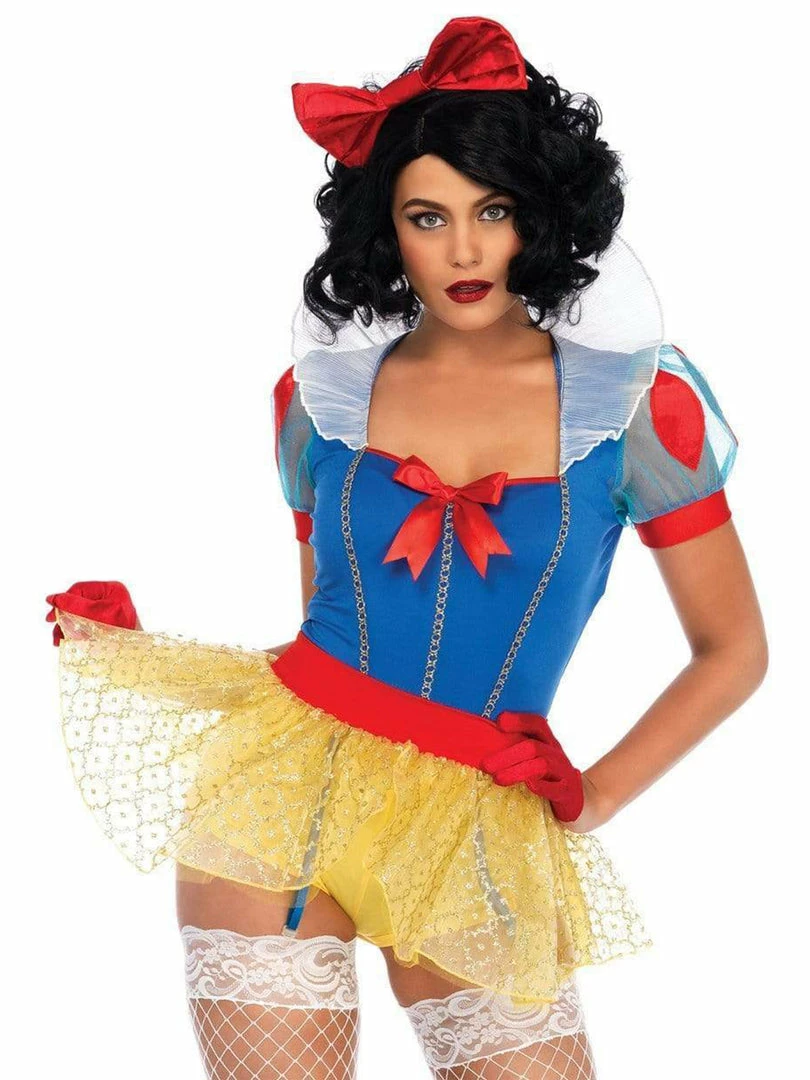 Leg Avenue Costumes Sexy Miss Snow Disney Fairytale Princess Snow White Costume 5 Leg Avenue Costumes Sexy Miss Snow Disney Fairytale Princess Snow White Costume