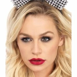 Leg Avenue Costumes Silver Studded Cat Ears Costume Accessory