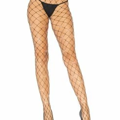Leg Avenue Ice Queen Iridescent Rhinestone Fence Net Tights