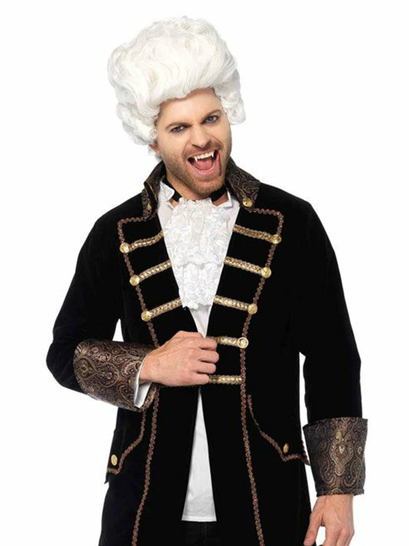 California Costumes Victorian Era Mens Costume Wig White 1 California Costumes Victorian Era Mens Costume Wig White