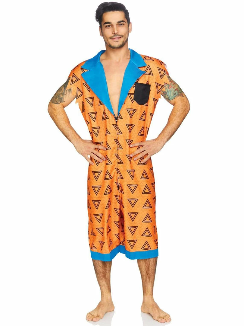 Leg Avenue Mens Fred Flinstone Costume 3 Leg Avenue Mens Fred Flinstone Costume