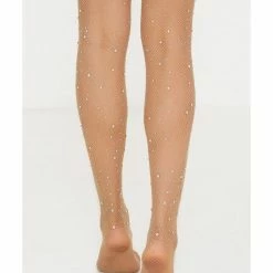 Shop Fortune Kendall Nude Sparkle Glitter Crystalized Rhinestone Fishnet Tights 6 Shop Fortune Kendall Nude Sparkle Glitter Crystalized Rhinestone Fishnet Tights
