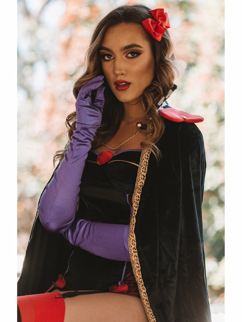 Forplay Queen Of Heartbreaker Sexy Evil Villain Bodysuit Costume 2 Forplay Queen Of Heartbreaker Sexy Evil Villain Bodysuit Costume