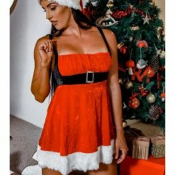 Shop Fortune Costumes Lingerie Naughty But Nice-ish Womens Sexy Santa Costume Dress 6 Shop Fortune Costumes Lingerie Naughty But Nice-ish Womens Sexy Santa Costume Dress