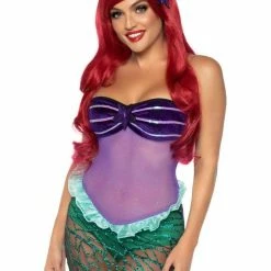 Leg Avenue Under The Sea Sheer Ariel Deluxe Mermaid Costume Costumes