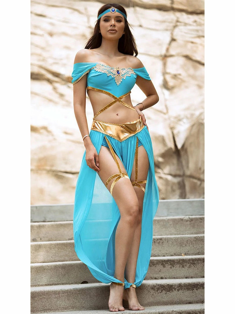 Leg Avenue Oasis Princess Jasmine Cosplay Costume Costumes 10 Leg Avenue Oasis Princess Jasmine Cosplay Costume Costumes