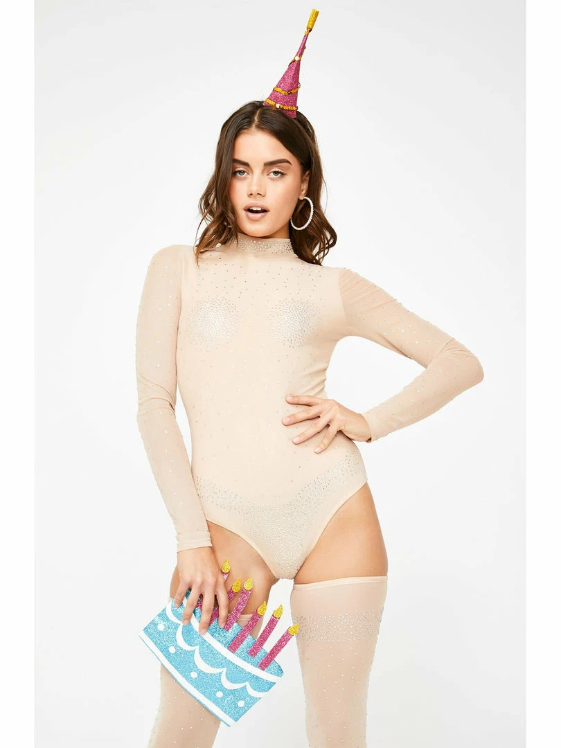 Starline Nude Sparkly Sexy Birthday Suit Costume 2 Starline Nude Sparkly Sexy Birthday Suit Costume
