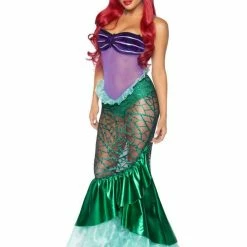 Leg Avenue Under The Sea Sheer Ariel Deluxe Mermaid Costume Costumes