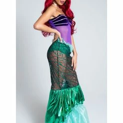 Leg Avenue Under The Sea Sheer Ariel Deluxe Mermaid Costume Costumes