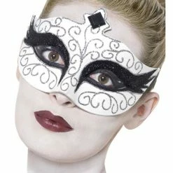 Smiffys Costumes Black Swan Masquerade Eye Mask