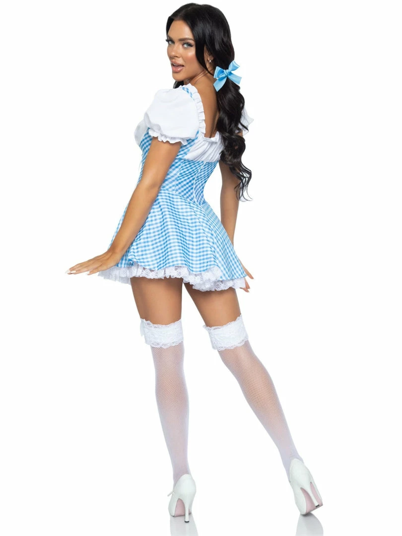 Leg Avenue Dorothy Blue Gingham Farm Girl Costume Dress Costumes 6 Leg Avenue Dorothy Blue Gingham Farm Girl Costume Dress Costumes