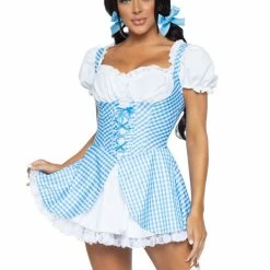 Leg Avenue Dorothy Blue Gingham Farm Girl Costume Dress Costumes 12 Leg Avenue Dorothy Blue Gingham Farm Girl Costume Dress Costumes