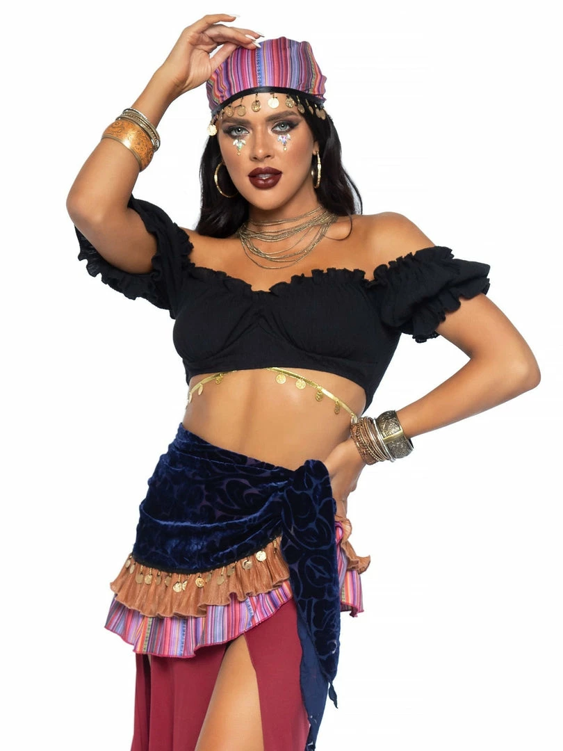 Leg Avenue Crystal Ball Beauty Gypsy Costume Set Costumes