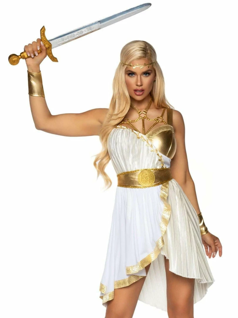 Leg Avenue 4 Piece Greek Goddess Toga Costume Costumes 1 Leg Avenue 4 Piece Greek Goddess Toga Costume Costumes