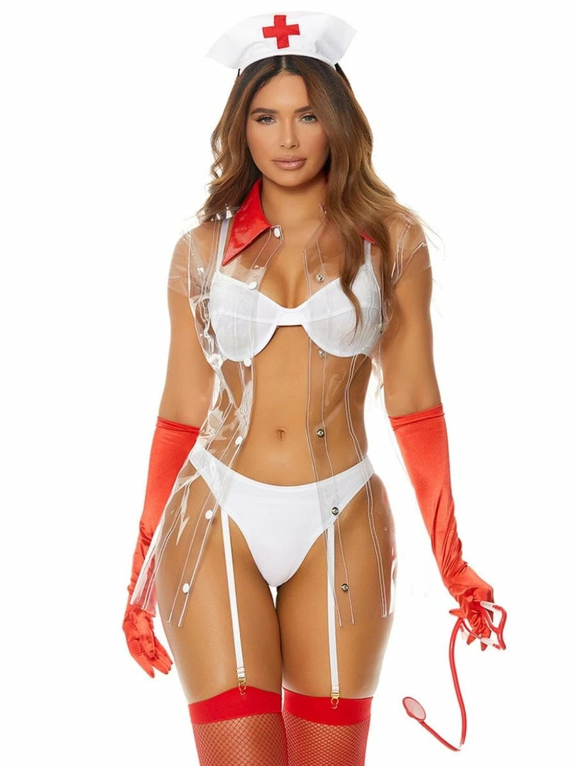 Forplay Nurse Me Sexy 5 Piece Nurse Costume Costumes 2 Forplay Nurse Me Sexy 5 Piece Nurse Costume Costumes