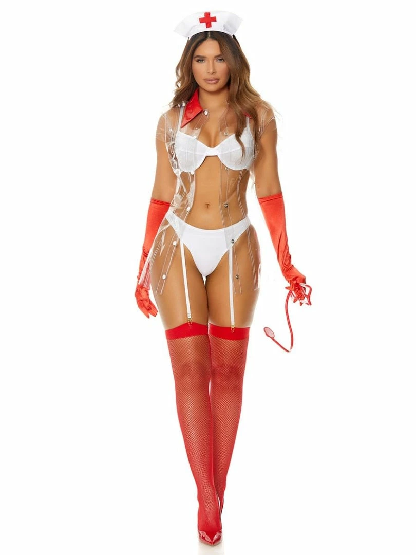 Forplay Nurse Me Sexy 5 Piece Nurse Costume Costumes 3 Forplay Nurse Me Sexy 5 Piece Nurse Costume Costumes