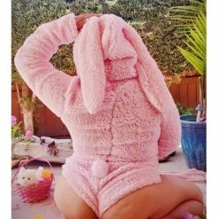 Leg Avenue Costumes Womens Cuddle Bunny Easter Romper Costume