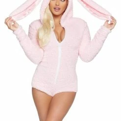Leg Avenue Costumes Womens Cuddle Bunny Easter Romper Costume