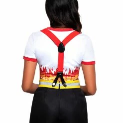 Leg Avenue Costumes Womens 2-Piece Red Hot Firefighter Uniform Costume 11 Leg Avenue Costumes Womens 2-Piece Red Hot Firefighter Uniform Costume
