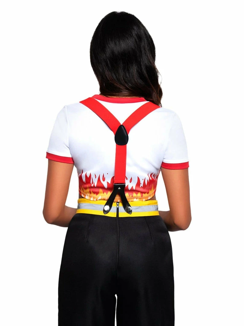 Leg Avenue Costumes Womens 2-Piece Red Hot Firefighter Uniform Costume 5 Leg Avenue Costumes Womens 2-Piece Red Hot Firefighter Uniform Costume