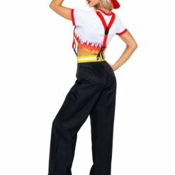Leg Avenue Costumes Womens 2-Piece Red Hot Firefighter Uniform Costume 10 Leg Avenue Costumes Womens 2-Piece Red Hot Firefighter Uniform Costume