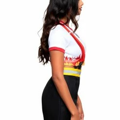Leg Avenue Costumes Womens 2-Piece Red Hot Firefighter Uniform Costume 13 Leg Avenue Costumes Womens 2-Piece Red Hot Firefighter Uniform Costume