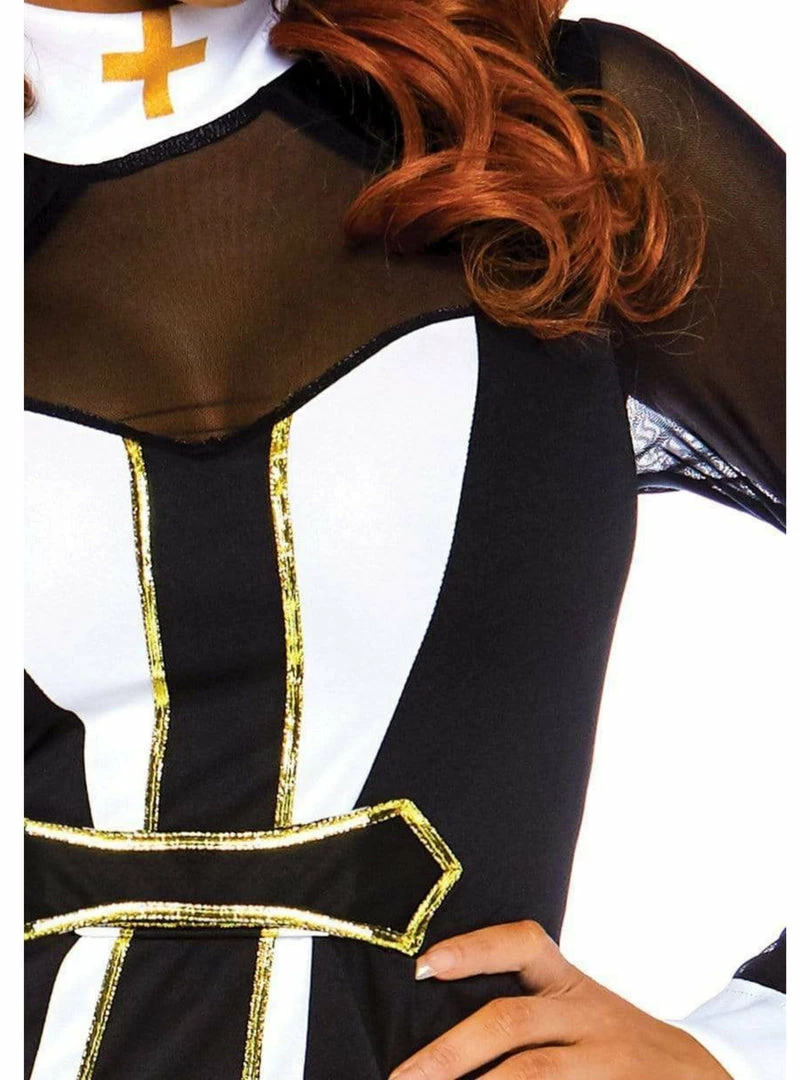 Leg Avenue Costumes Twisted Sister Sexy Nun Costume 4 Leg Avenue Costumes Twisted Sister Sexy Nun Costume