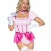 Leg Avenue Costumes Sexy Womens Princess Peach Super Mario Cart Costume